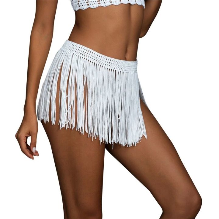 Crochet%20Beach%20Skirt%20Cover%20Up%20for%20Women%20Sexy%20Tassels%20Maxi%20Mini%20Skirts%20Bikini%20Knit%20Summer%20Beach%20Cover-Ups%20Swimwear%20Bottom%20-%20Image%204