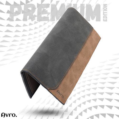 Avro%20Men's%20Soft%20PU%20Leather%20Long%20Wallet%20Business%20Multi-Card%20Slot%20With%20ID%20Holder%20Solid%20Color%20Travel%20Money%20Bag%20For%20Men%20-%20Image%208