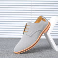 2022 Spring Suede Leather Men Shoes Oxford Casual Shoes Classic Sneakers Comfortable Footwear Dress Shoes Large Size Flats Wearhouse. 
