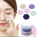 Professional 5pic Colorful Round Shape Facial Face Body Powder Foundation Puff Portable Soft Cosmetic Puff Makeup Sponge. 