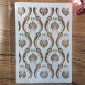 Stencil for Wall & Fashion Painting Template 10in by 8in.. 
