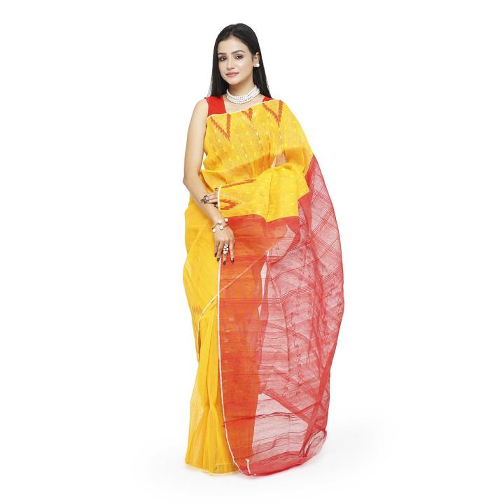 【COUNTER POINT】 JAMDANI SAREE BLOUSE COUNTER POINT】 JAMDANI SAREE BLOUSE（Jamdani Global Yellow