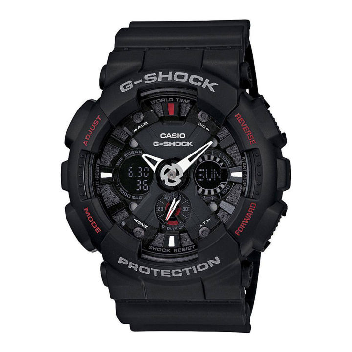Casio G-Shock GA-120-1ADR Analog-Digital Watchfor Men -Black