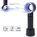 Portable Bladeless Fan Handheld USB Rechargeable Outdoor Mini Cooler No Leaf Handy Leafless Cooling Fan Desktop.