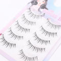 Mou Lai Ya Little Devil False Eyelashes, One Piece Natural Style, Transparent and Hard Stem, Thick Eyelash. 