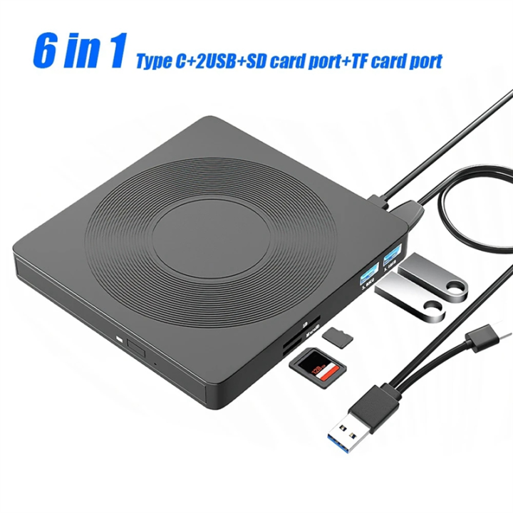 6%20In1%20External%20CD/DVD%20Drive%20USB3.0%20Type%20C%20CD%20DVD%20RW%20VCD%20Optical%20Drive%20with%20SD%20TF%20Card%20Reader%20DVD%20Burner%20for%20PC%20Laptop%201%20PCS%20-%20Image%202