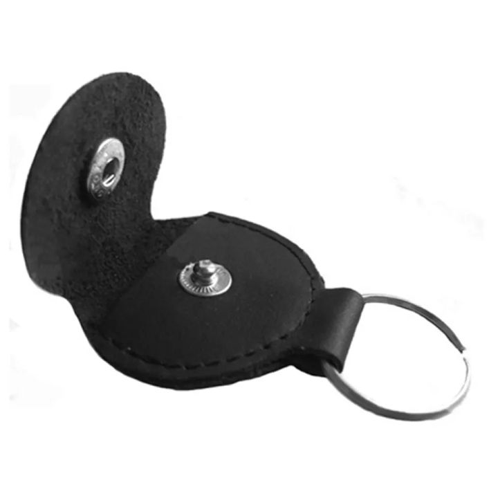 1pc%20Guitar%20Pick%20Holder%20Leather%20Black%20Plectrum%20Buckle%20Creative%20Hang%20Buttons%20Case%20Guitar%20Keychain%20-%20Image%202