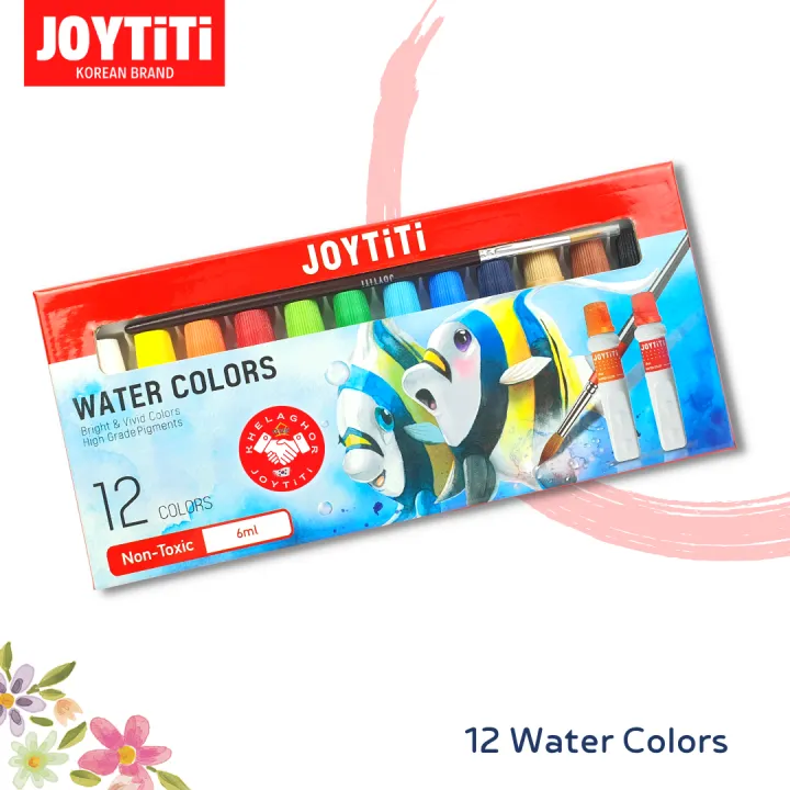 JOYTiTi%20Water%20color%206ml%20-%2012%20pcs%20%E2%97%8F%20Bright%20and%20vivid%20colors%20-%20Image%202