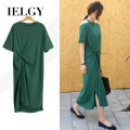 IELGY dress loose casual dress large size long t-shirt skirt female summer. 