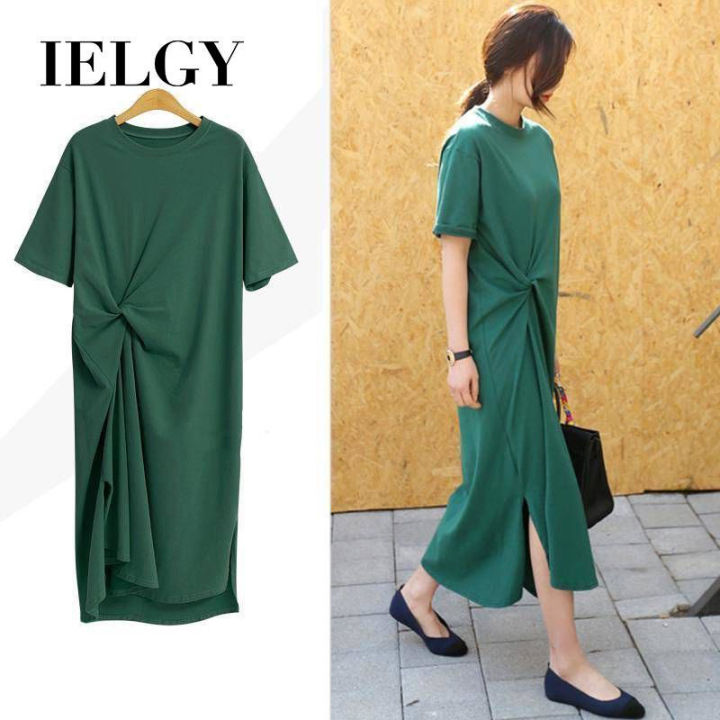 IELGY%20dress%20loose%20casual%20dress%20large%20size%20long%20t-shirt%20skirt%20female%20summer%20-%20Image%202