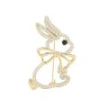 Trendy Fashionable Rabbit Bunny Brooch for Women Hijab Pin Stone - Cute Brooch Hijab Safety Pin for Girls Simple Stylish - Hizab Safety Pin for Girls and Women - Hijab Pin for Women. 