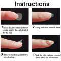 24 pcs Nail Glue Stickers 1 Sheets (Next lavel cosmic). 