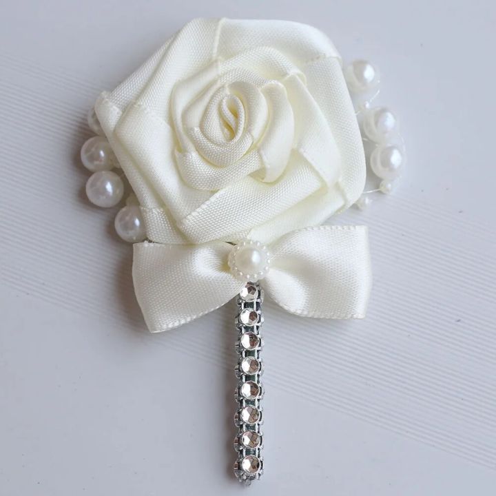 European%20Wedding%20Flowers%20Groom%20Groomsmen%20Boutonniere%20Wedding%20Prom%20Men%20Suit%20Lapel%20Pin%20Silk%20Ribbon%20Ceremony%20Flower%20Brooch%20X8715%20-%20Image%205