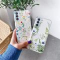 Cute Flower Painted Phone Case for Samsung S24 S22 S21 S20 FE Ultra Clear Silicone Cases for Samsung Galaxy S23 Plus Ultra Shell. 