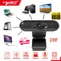 HXSJ USB HD 1080P PC Camera Webcam for Youtube Viber Vlogging PC La-ptop Desktop Live Streaming Video Call Video Conference Online Teaching Camer. 