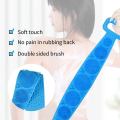 Silicone Body Brush Belt Scrubber – Double-Sided Shower Strap for Back Cleaning & Massaging | Unisex, Multicolor.