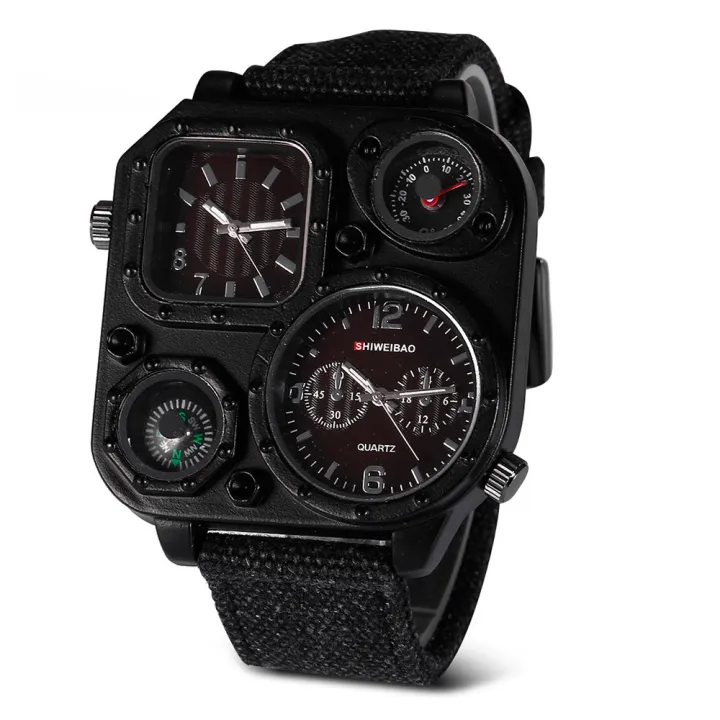 SHIWEIBAO%20Watch%20Men's%20Multi%20Time%20Zone%20Personalized%20dial%20Sports%20denim%20strap%20quartz%20watch%20-%20Image%203