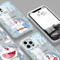 YYDS for iPhone 11 Back Cover Cute Doraemon Transparent Silicone Soft Case full lens protection Ultra Thin Phone Case. 