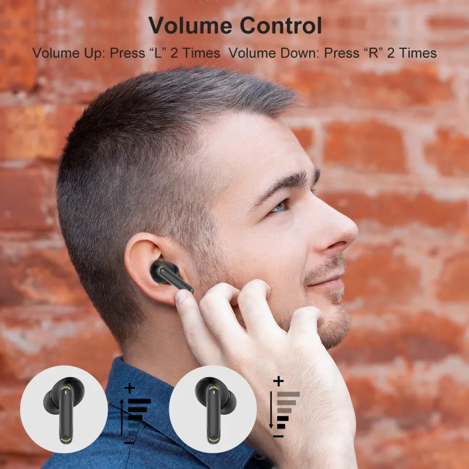 Bluetooth Wireless Headphones Deep Bass TWS Earphones Noise