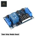 DC 6-30V Timer Relay Programmable  Relay Module  Cycle  Timer Switch On/Off Relay Module with LED Display / 5V Micro USB. 