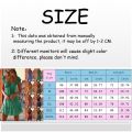 Casual Streetwear Summer Dress Women'S Summer Pleated Sleeve Neckline Print Dress Ruffles Mini Dress Sundress Korean Style.