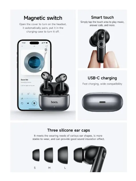 Hoco%20EQ27%20Original%20100%25%20Smart%20AI%20translation%20TWS%20Wireless%20Earbuds%20Bluetooth%205.4%20Noise%20Cancellation%20ANC+ENC%20noise%20HIFI%20Stereo%20Built-In%20Microphone%20Support%20online%20translation%20in134%20languages%20headset%20-%20Image%206