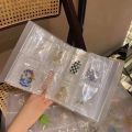Anti-oxidation Jewelry Storage Albums Desktop Drawer Organizer Transparent Necklace Bracelet Ring Book Holder Jewelry Bag. 