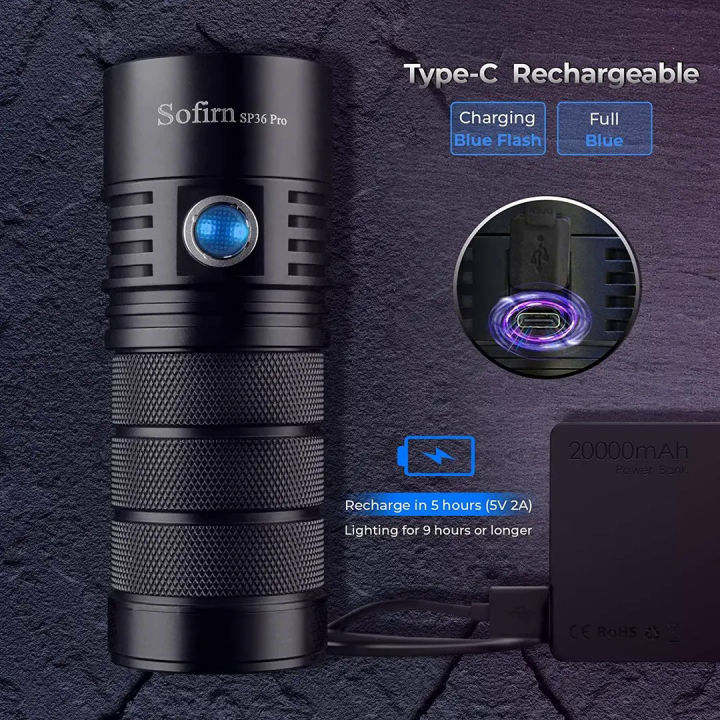Sofirn%20SP36%20Pro%208000lm%20Powerful%20LED%20Flashlight%204%20*%20SST40%20USB%20C%20Rejected%2018650%20Torch%20-%20Image%203