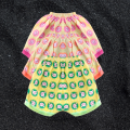 3 PCS Printed Soft Cotton Half Pant for Baby Girls - Multicolor Combo Pack.