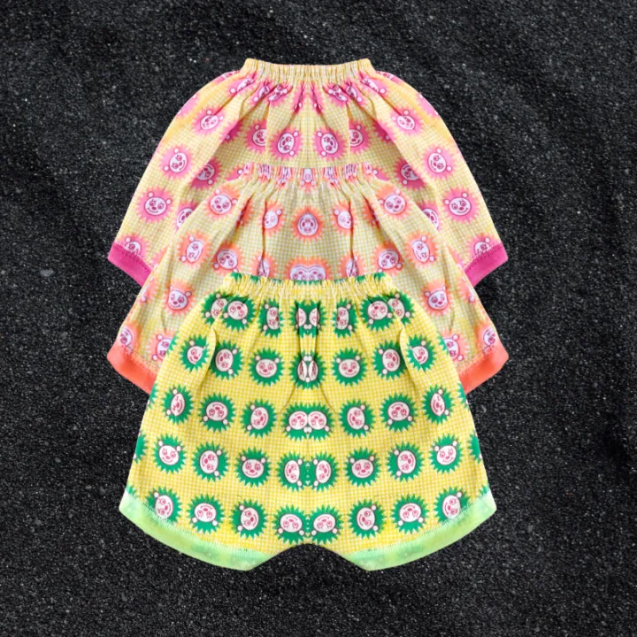 3%20PCS%20Printed%20Soft%20Cotton%20Half%20Pant%20for%20Baby%20Girls%20-%20Multicolor%20Combo%20Pack%20-%20Image%202