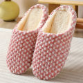 【selevn roind】 Men'S Slippers Winter Plush Warm Home Shoes Women Fur Slipper Indoor Silence Comfort Floor Slides Shoes Men Bedroom Footwear.