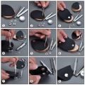 30Set 12mm MINI Press Studs Sewing Button Snap Fasteners Handmade DIY.