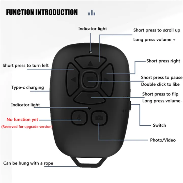 Bluetooth%20Remote%20Control%20Selfie%20Camera%20Shutter%20Release%20Mobile%20Phone%20Button%20E-Book%20Turn%20Page%20Photo%20Wireless%20Controller%20-%20Image%206
