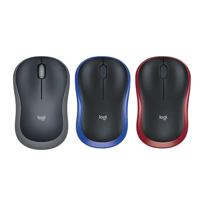 Logitech M185 Wireless Mouse, 2.4GHz with USB Mini Receiver, 12-Month Battery Life, 1000 DPI Optical Tracking, Ambidextrous PC / Mac / Laptop