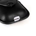 Leather Protective Airpod Pro Case Cover Shockproof with Loss Prevention Clip for Apple AirPods Pro Wireless Charging Case. 