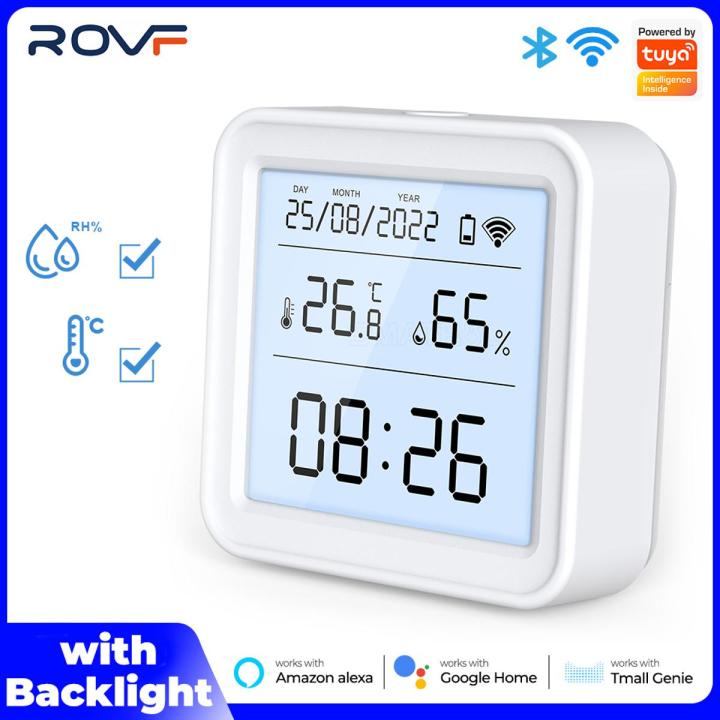 ROVF - Tuya - Wifi Temperature and Humidity Sensor - Smart Indoor ...