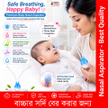 Premium Baby Nasal Aspirator | Soft Silicone Nose Cleaner for Newborn & Infant | Safe Baby Nose Suction Device | Imported Baby Nasal Cleaner Kit | Easy Mucus Remover. 