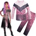 Audrey Evie Evil Mal Descendants Cosplay Costume Girls Birthday Party Halloween Costume And Wig For Kids Disguise Descendants 3. 