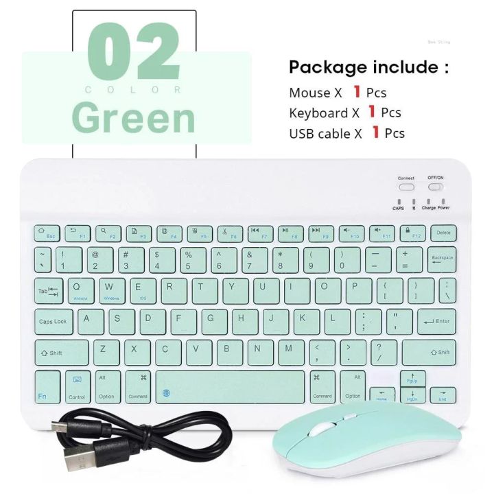 Spanish%20Russian%20Arabic%20Korean%20Portable%2010%20inch%20Wireless%20Keyboard%20and%20Mouse%20For%20iPad%20Samsung%20Tablet%20Laptop%20IOS%20Android%20-%20Image%207