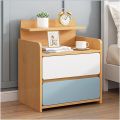 Bedrooms Nightstand Bedside Table Modern Minimalist Shelf Mini Small Simple Storage Storage Cabinet Home Bedroom Bedside Small Cabinet Nightstand Side Table Design by Nahid Furniture24x20x14".