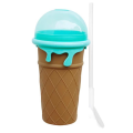 Slushy Maker Cup Slushie Cup Magics Freeze Squeeze Ice Cup Summer Smoothies Slushie Cups Ice Cream Maker for Home-B. 