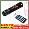 Bluetooth MP3 FM Decoder board 5V 1A USB TF Audio Player Module with LED Display connect to main Amplifier For Car Party Home Theater Sound System Music by Shopario Gadget.