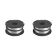 4PCS DF-065 Replacement Spool Double-Layer Mower ABS Spool Double-Layer Mower for Decker er Accessories. 