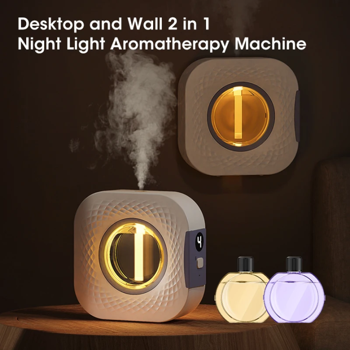 【Top-rated】 Home Desktop Diffuser Aromatherapy Machine USB Smart Air Purifier with Display for Car Bathroom Air Deodorization Shangri-la