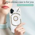 New arrival- For Nothing Phone 1 XINLI Straight Edge 6D Electroplate TPU Phone Case with Ring Holder. 