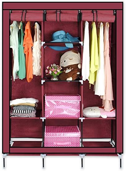 Novel%20And%20Portable%20Fabric%20Connectable%20Foldable%20Clothes%20Closet%20Wardrobe%20Storage%20Rack%20Organizer%20Cabinet%20Cupboard%203%20Door%20Wardrobe%20Shrinking%20Clothes%20-%20Image%205