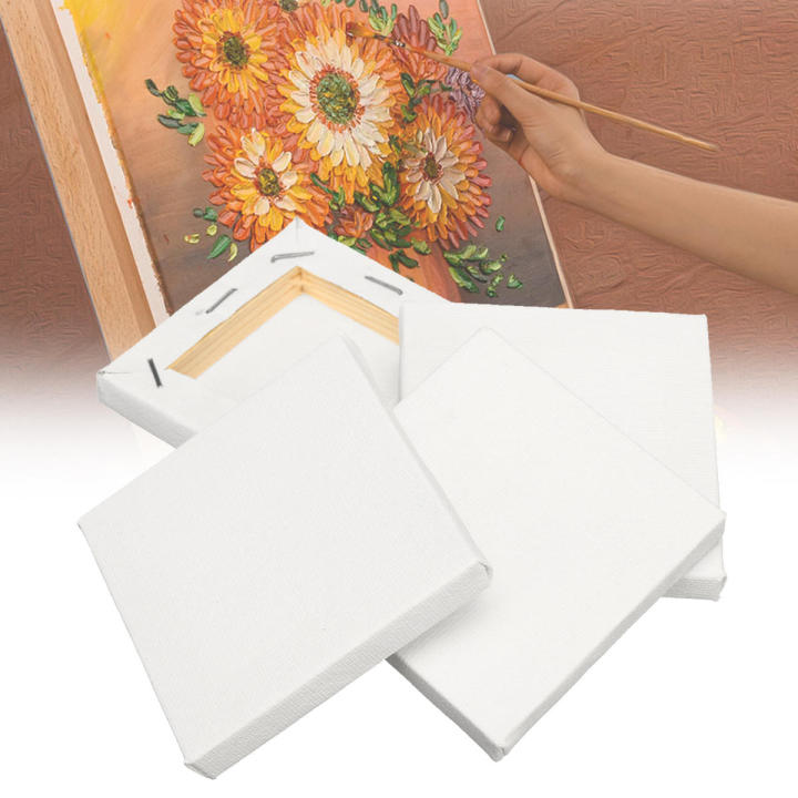 White Canvas 6x6 inch- 3 Pcs