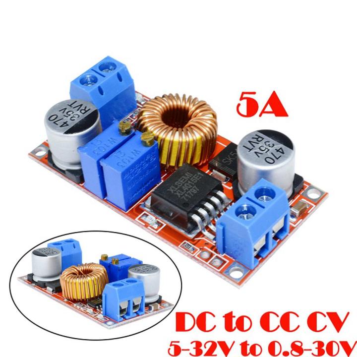 Xl4015 Cc/Cv 5 Amp Dc To Dc Adjustable Step Down Buck Converter Module Use Lithium Battery Charging (5-32V To 0.8-30V) - Solar Panel