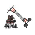 চেস্ট পুল এবং পুশ আপ বার-কালো - gym equipment. 