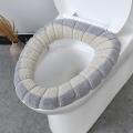 New Toilet Seat Cover Comfortable Warm Washable Bathroom Toilet Covers. 